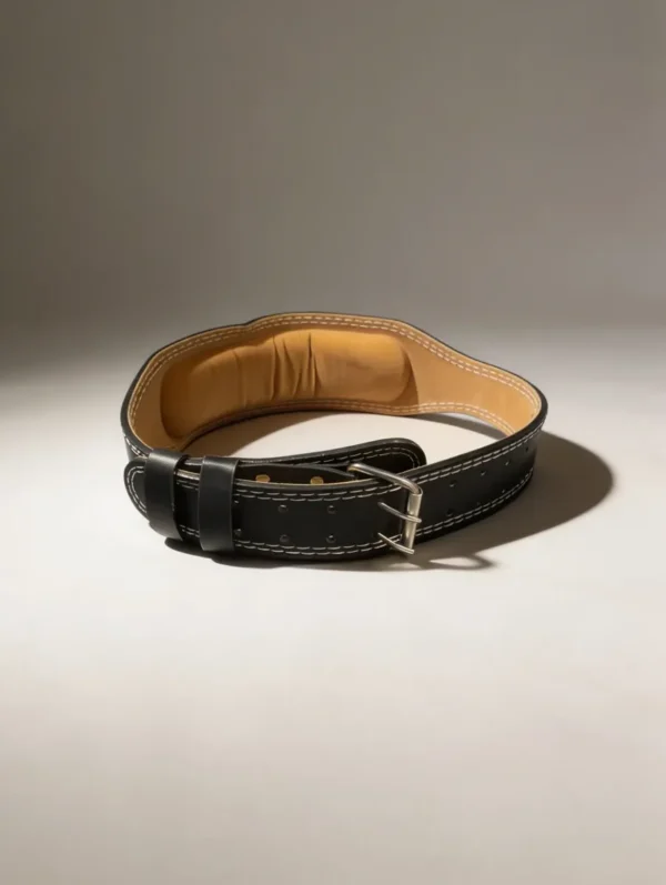 Cinturón Gym Reforzado Acolchado Profesional Doble Costura